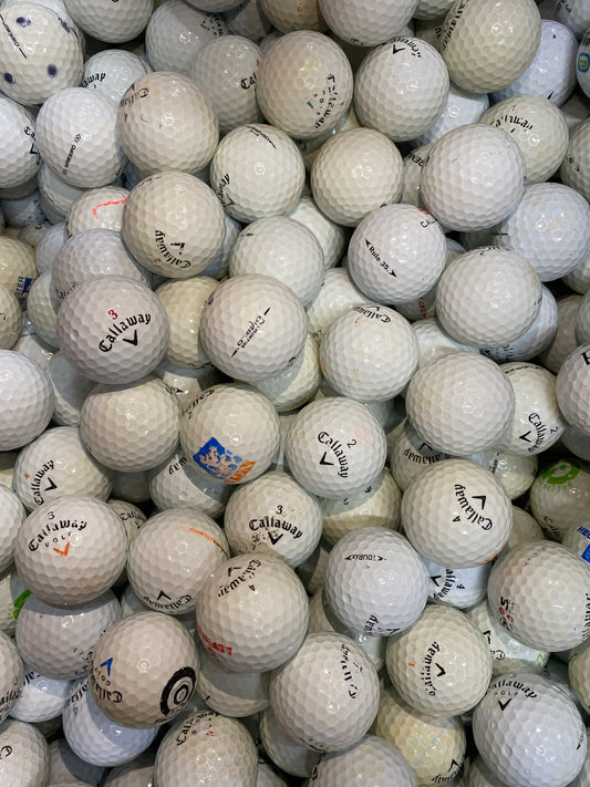 100 Pack Callaway Mix Golf Balls Cross (Lakeballs/ Used Golf Balls)