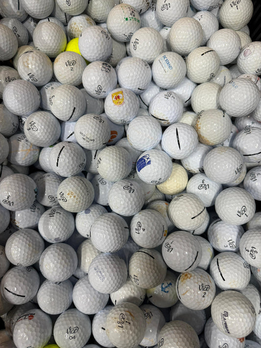 100 Pack Vice Mix Golf Balls Cross (Lakeballs/ Used Golf Balls)