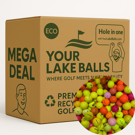 100 Pack Colored Mix Golf Balls Cross (Lakeballs/ Used Golf Balls)