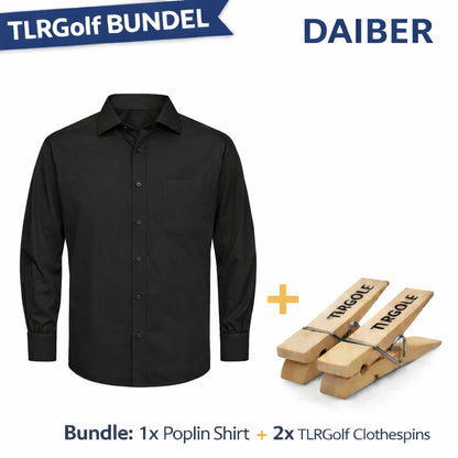 James & Nicholson Overhemd Heren met Lange Mouw (Inclusief TLRGolf 2 wasknijpers) - Blouse Heren - Overshirt Heren