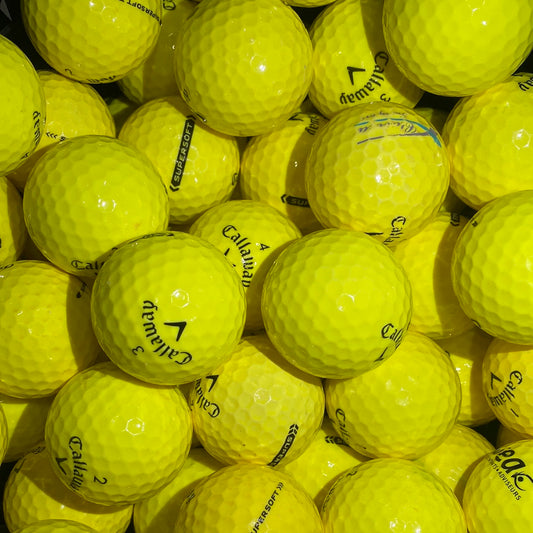 Callaway Supersoft Yellow Golf Balls