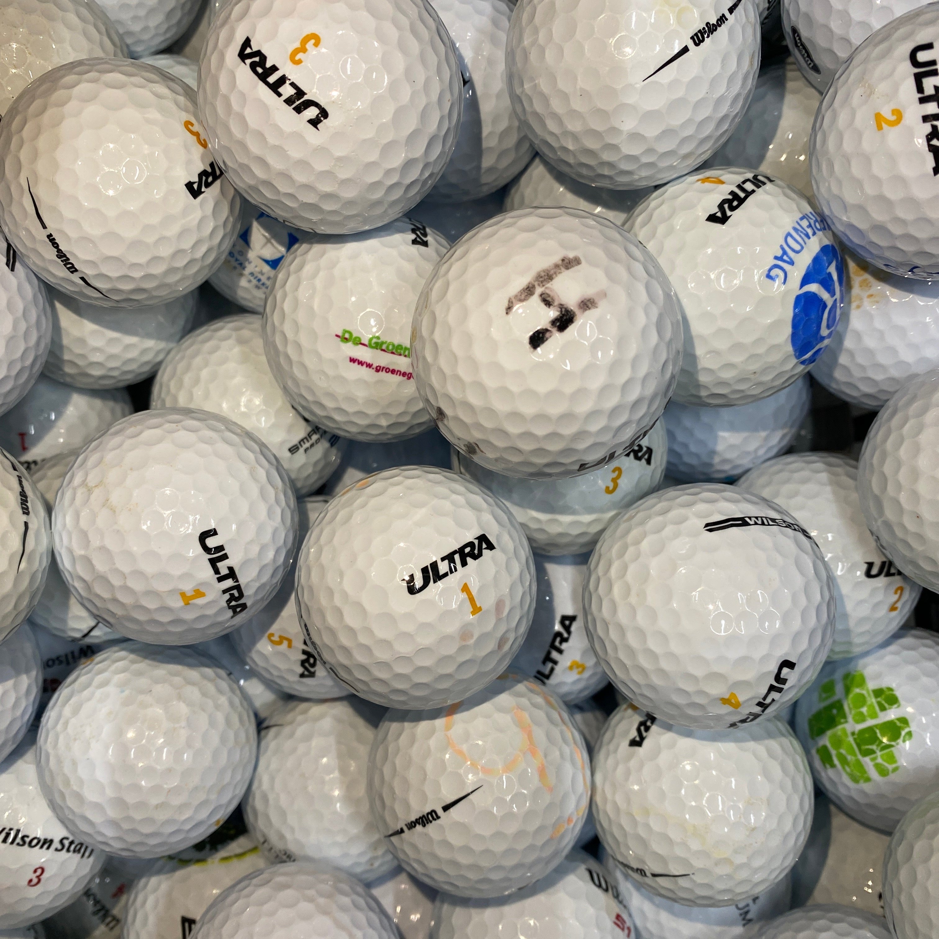 Used Wilson Ultra Golf Balls - Wilson Staff Lakeballs – YourLakeBalls