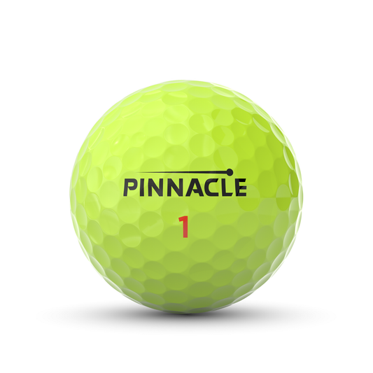 Žluté golfové míčky Pinnacle Rush