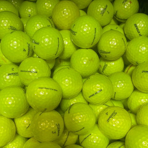 Titleist Pro V1 Yellow Golf Balls (2020-2022)