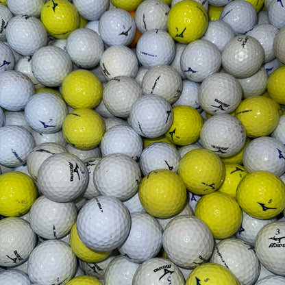 Lot de 100 balles de golf Mizuno Mix Cross (Lakeballs / balles de golf d'occasion)