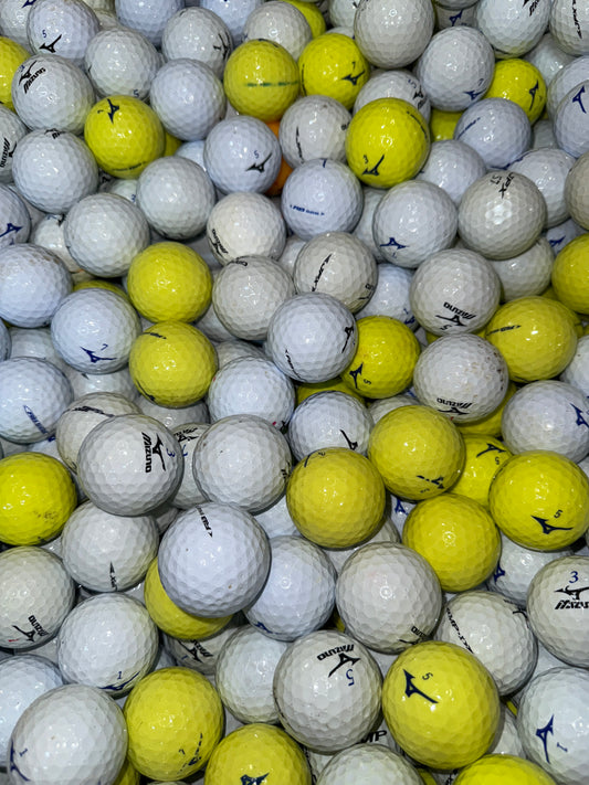100 Pack Mizuno Mix Golf Balls Cross (Lakeballs/ Used Golf Balls)