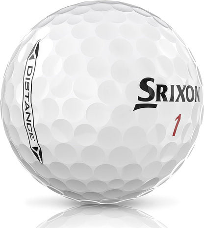 Srixon Distance 10 (NUEVO MODELO) - Docena de pelotas de golf - Alta velocidad y sensación de respuesta - Resistentes y duraderas