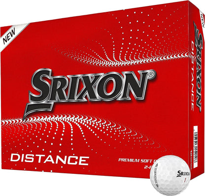 Srixon Distance 10 (NY MODELL) - Dusin golfballer - Høy hastighet og responsiv følelse - Motstandsdyktig og holdbar