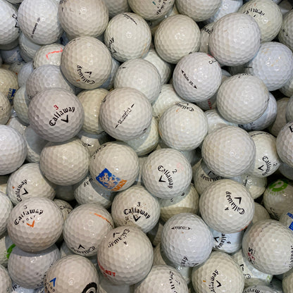Lot de 100 balles de golf Callaway Mix Cross (balles de lac/balles de golf usagées)