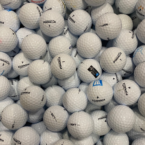 Used Pinnacle Soft Golf Balls 