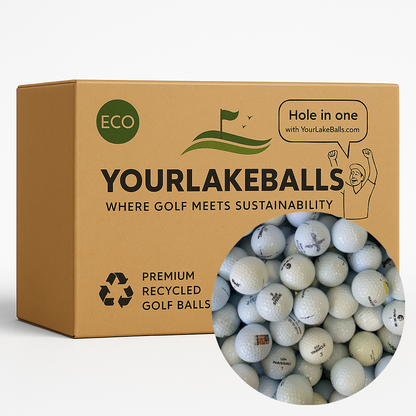 Assortiment de marques de balles de golf usagées