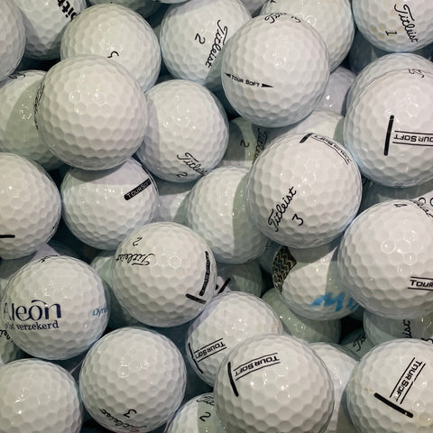 Used Titleist TourSoft Golf Balls