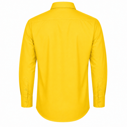 Camisa para Hombre de Manga Larga James & Nicholson (Incluye 2 Pinzas para Ropa TLRGolf) - Blusa para Hombre - Sobrecamisa para Hombre