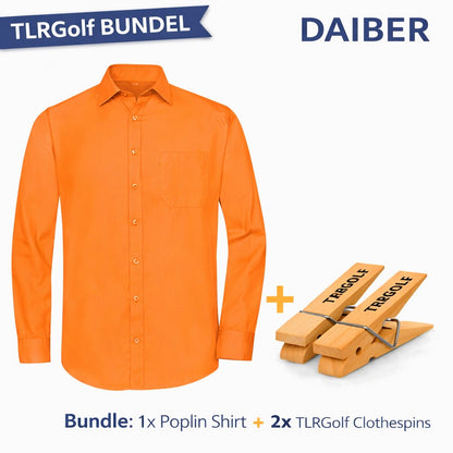 James & Nicholson Overhemd Heren met Lange Mouw (Inclusief TLRGolf 2 wasknijpers) - Blouse Heren - Overshirt Heren