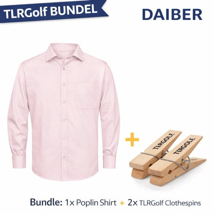 James & Nicholson Overhemd Heren met Lange Mouw (Inclusief TLRGolf 2 wasknijpers) - Blouse Heren - Overshirt Heren