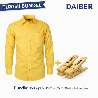 James & Nicholson Overhemd Heren met Lange Mouw (Inclusief TLRGolf 2 wasknijpers) - Blouse Heren - Overshirt Heren