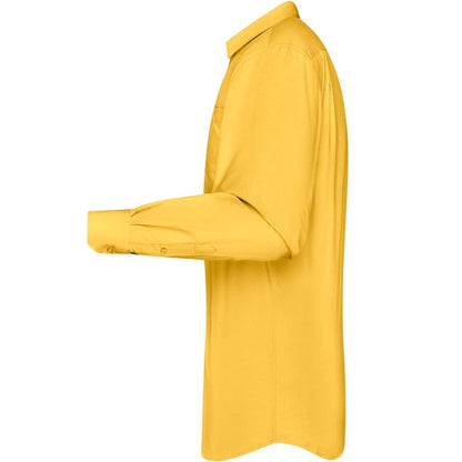 James & Nicholson Overhemd Heren met Lange Mouw (Inclusief TLRGolf 2 wasknijpers) - Blouse Heren - Overshirt Heren