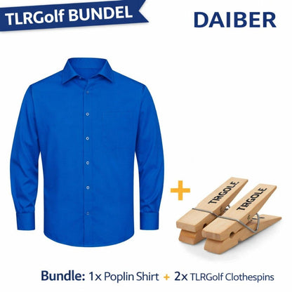 James & Nicholson Overhemd Heren met Lange Mouw (Inclusief TLRGolf 2 wasknijpers) - Blouse Heren - Overshirt Heren