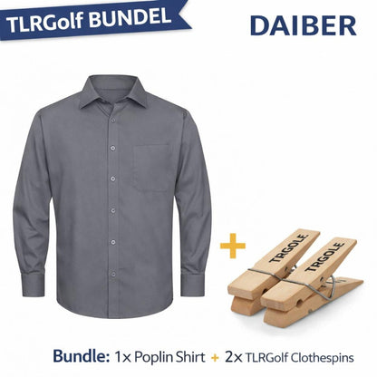 James & Nicholson Overhemd Heren met Lange Mouw (Inclusief TLRGolf 2 wasknijpers) - Blouse Heren - Overshirt Heren