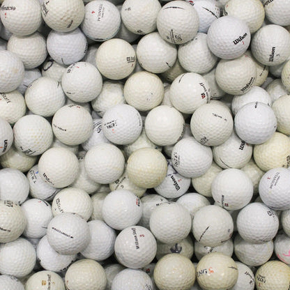 Pack de 100 balles de golf Wilson/Wilson Staff Mix Cross (Lakeballs/balles de golf usagées)