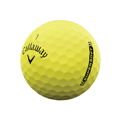 Callaway Supersoft Balles de golf jaunes