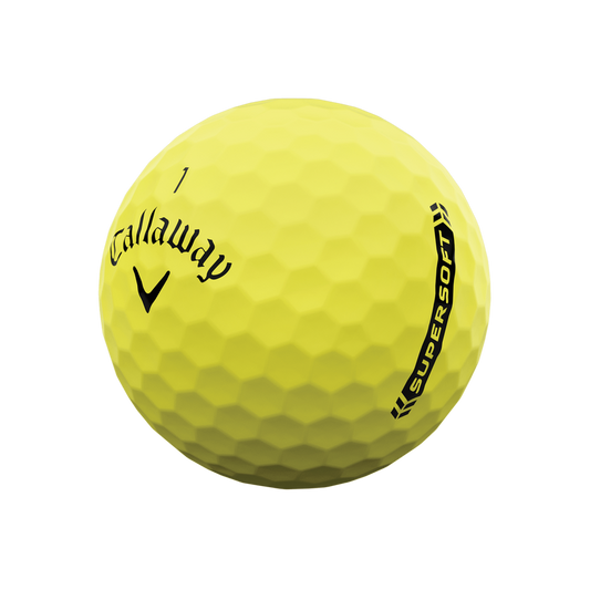 Callaway Supersoft Balles de golf jaunes