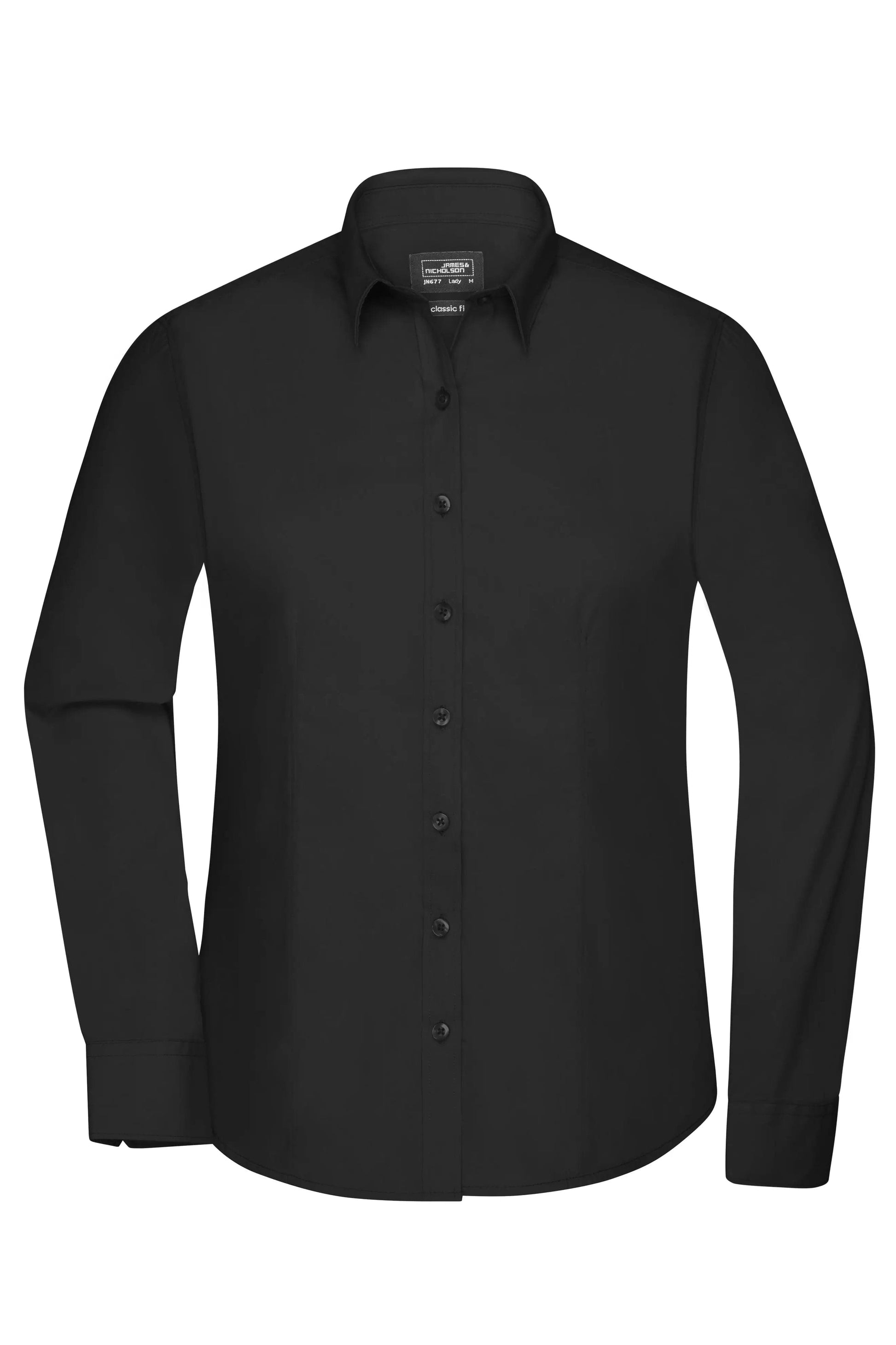 James & Nicholson Ladies Longsleeve Poplin Shirt YourLakeBalls