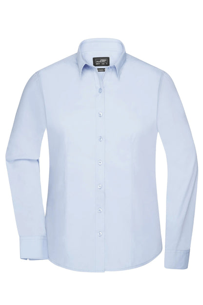 James & Nicholson Ladies Longsleeve Poplin Shirt YourLakeBalls