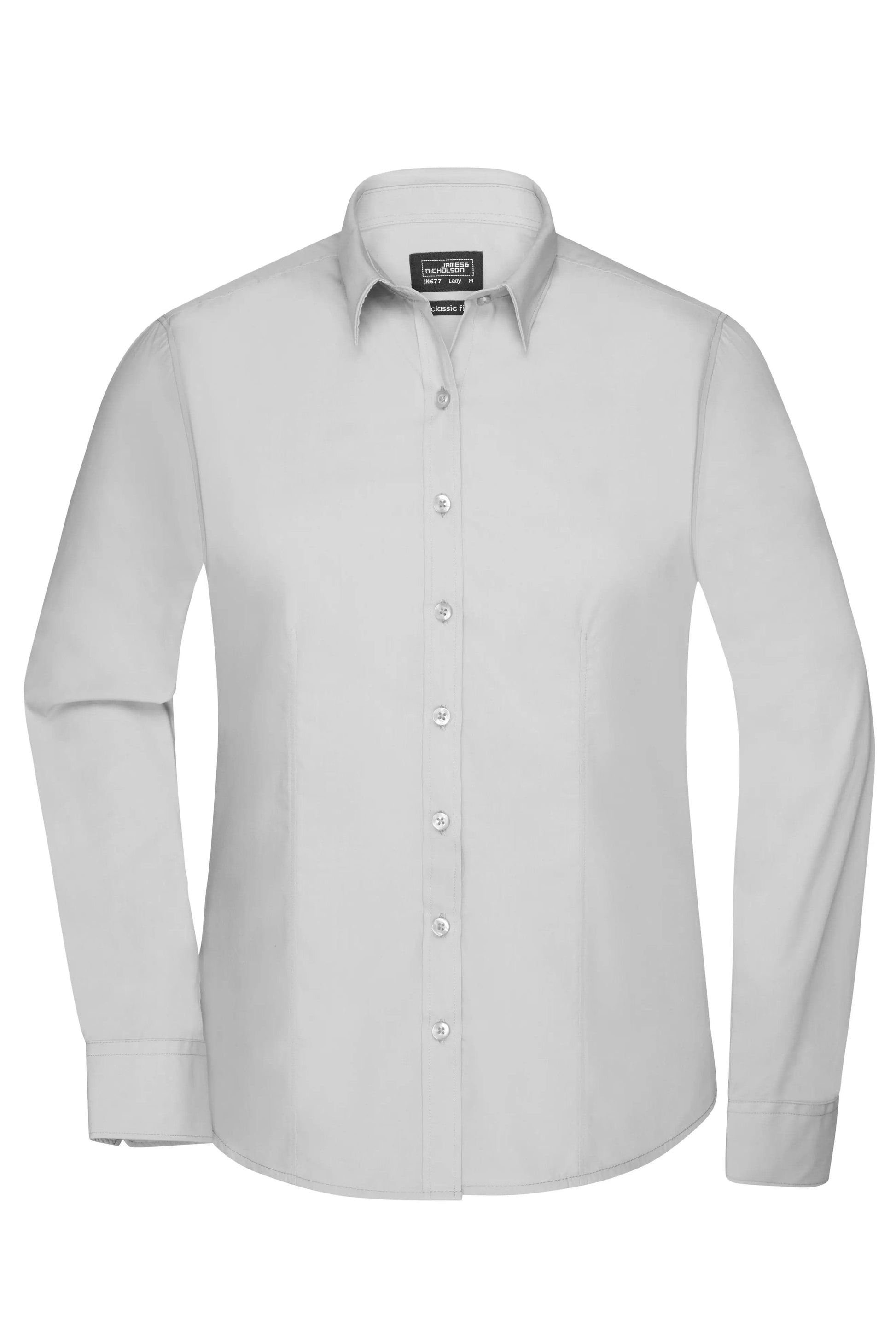 James & Nicholson Ladies Longsleeve Poplin Shirt YourLakeBalls