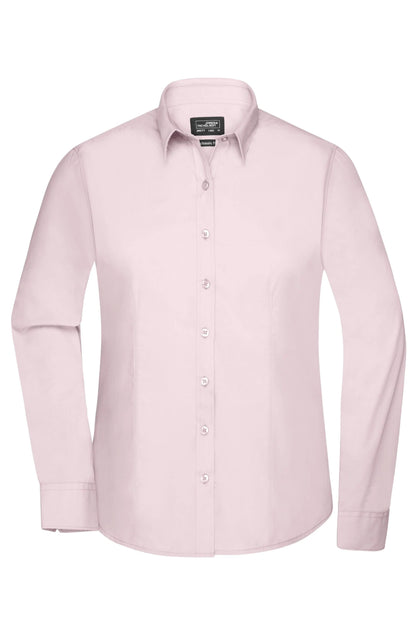 James & Nicholson Ladies Longsleeve Poplin Shirt YourLakeBalls