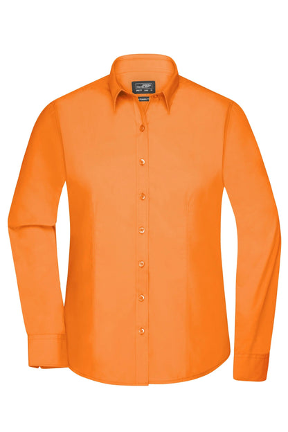 James & Nicholson Ladies Longsleeve Poplin Shirt YourLakeBalls