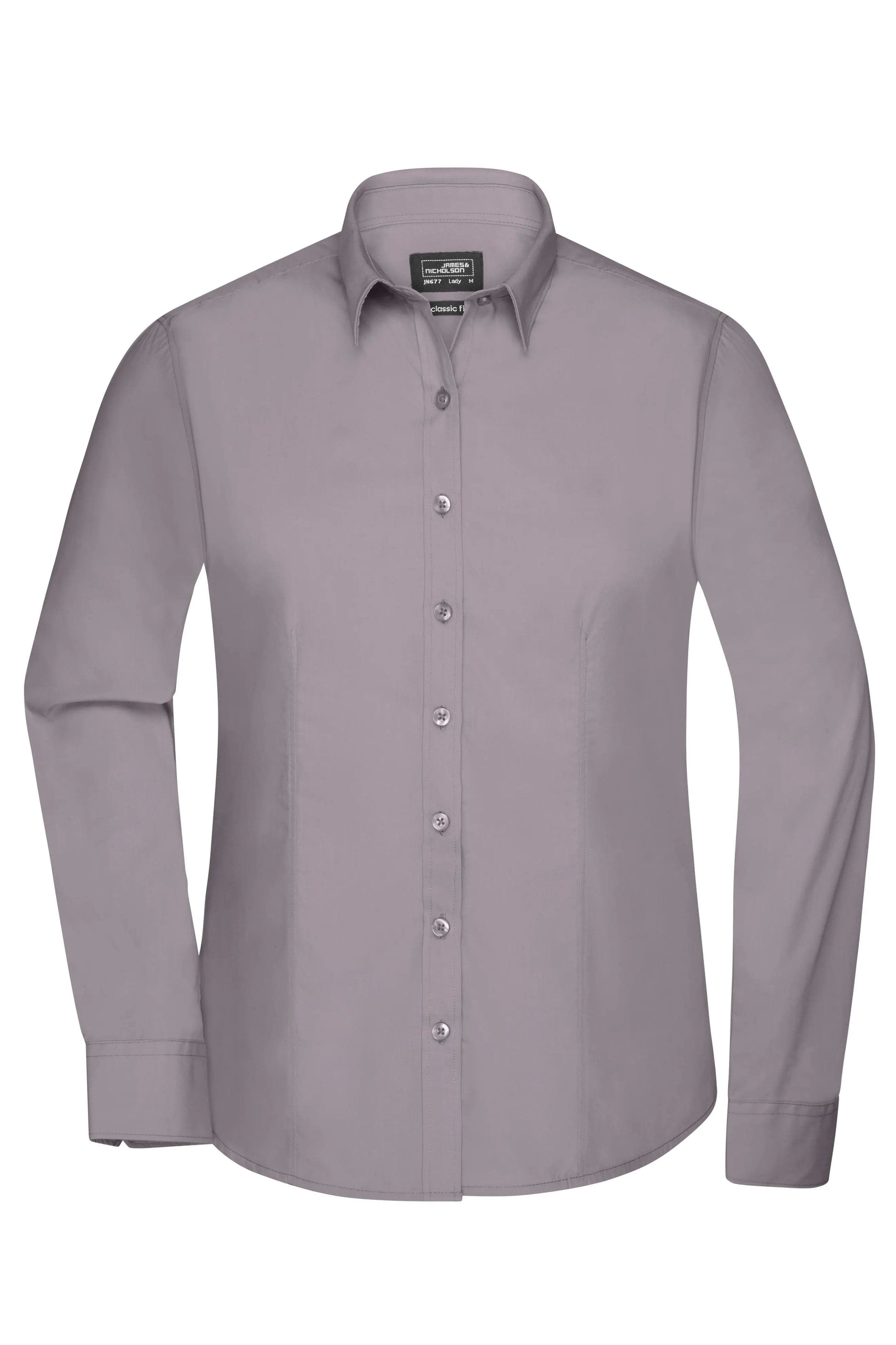 James & Nicholson Ladies Longsleeve Poplin Shirt YourLakeBalls