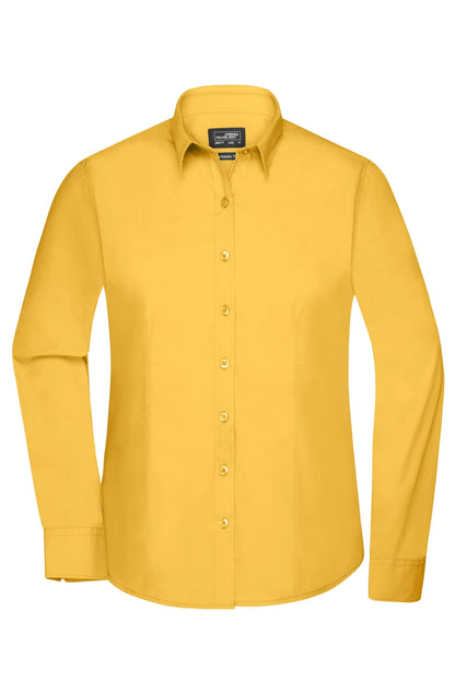 James & Nicholson Ladies Longsleeve Poplin Shirt YourLakeBalls