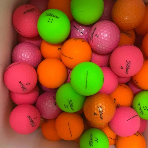 Titleist Colorfull Golf Balls / Lakeballs Titleist