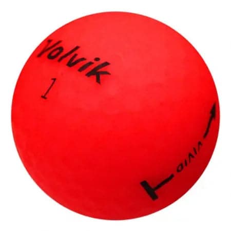 Volvik Vivid Golf Balls (Colored Yellow Red Orange Blue Mixed Crystal) Volvik