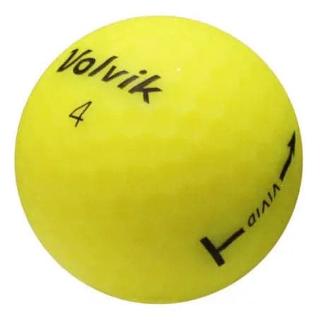 Volvik Vivid Golf Balls (Colored Yellow Red Orange Blue Mixed Crystal) Volvik